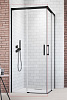 Картинка анонса товара «душевая дверь radaway idea black kdd 80 left черный/прозрачное 800x2005 387061-54-01l»