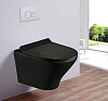 Картинка анонса товара «унитаз подвесной esbano aster (esupastebm) matt black 495x365x315 с крышкой микролифт»