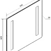 Зеркало Am.Pm Tender 64 с подсветкой M45AMOX0641WG Зеркало Am.Pm Tender 64 с подсветкой M45AMOX0641WG