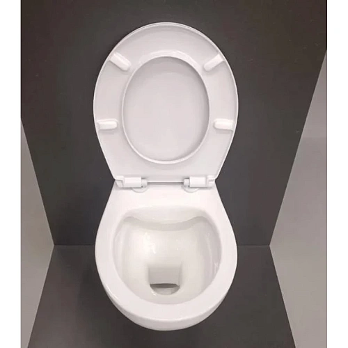 Унитаз подвесной TECE TECE Basic 9700018 безободковый с сиденьем soft-close и крышкой Унитаз подвесной TECE TECE Basic 9700018 безободковый с сиденьем soft-close и крышкой