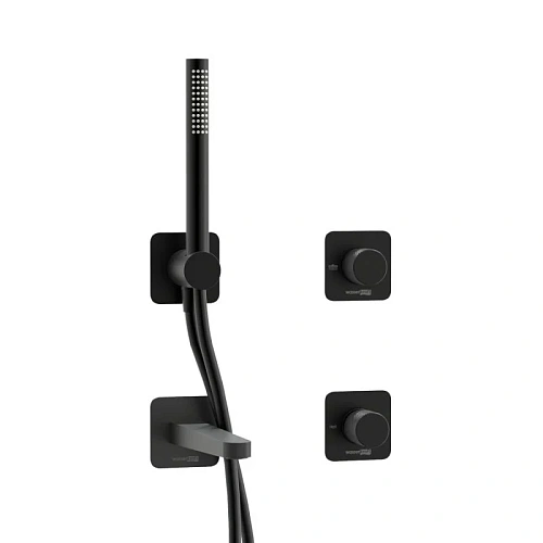 Смеситель для ванны WasserKRAFT A5251.299.301.302.242.217 встраиваемый черный Смеситель для ванны WasserKRAFT A5251.299.301.302.242.217 встраиваемый черный