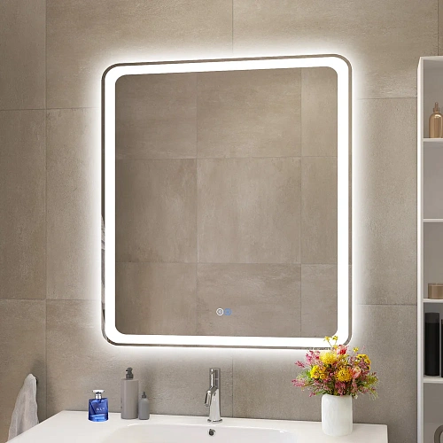 Зеркало CEZARES MULTICOLORE 700x800x30 CZR-SPC-MC-700-800-RGB-TCH с подсветкой RGB и сенсором Зеркало CEZARES MULTICOLORE 700x800x30 CZR-SPC-MC-700-800-RGB-TCH с подсветкой RGB и сенсором