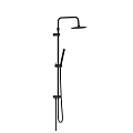 Душевая система Damixa Scandinavian Pure 936000300 верхний душ 250 мм, штанга 1050-1450, черны Душевая система Damixa Scandinavian Pure 936000300 верхний душ 250 мм, штанга 1050-1450, черны
