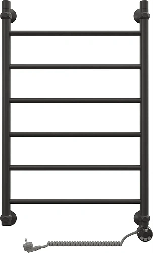 Полотенцесушитель электрический EWRIKA Сафо P 80х50 R, черный матовый 462090 Полотенцесушитель электрический EWRIKA Сафо P 80х50 R, черный матовый 462090