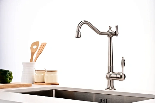 Смеситель для кухни Paulmark RETRO брашированная сталь Re213226-BS Смеситель для кухни Paulmark RETRO брашированная сталь Re213226-BS