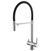 Картинка анонса товара «смеситель для кухни abber wasser kreis af81141 с подключением фильтра и выдвижной лейкой, хром»