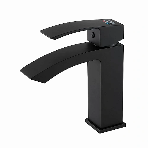 Смеситель для раковины Gid Victoria L120-BM-K L120BMK черный матовый Смеситель для раковины Gid Victoria L120-BM-K L120BMK черный матовый