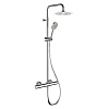 Душевая система Remer EQ32A8MPUFM25G термостатическая Душевая система Remer EQ32A8MPUFM25G термостатическая