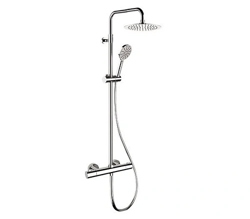 Душевая система Remer EQ32A8MPUFM25G термостатическая Душевая система Remer EQ32A8MPUFM25G термостатическая