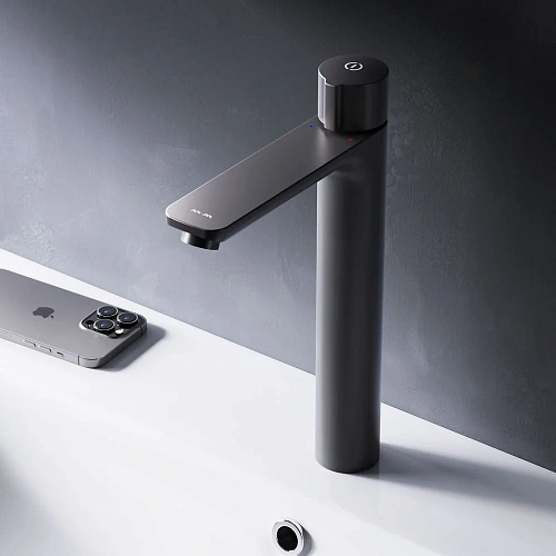 Смеситель для раковины AM.PM X-Joy F85A92522 высокий, черный Смеситель для раковины AM.PM X-Joy F85A92522 высокий, черный