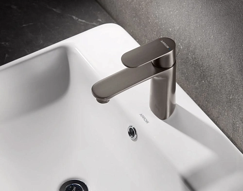 Смеситель для раковины ARROW AMP11848H90 серый Смеситель для раковины ARROW AMP11848H90 серый