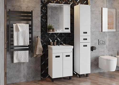 Тумба под раковину Onika БАЛТИКА-КВАДРО Black 55.11 105552 Тумба под раковину Onika БАЛТИКА-КВАДРО Black 55.11 105552