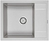 Кухонная мойка Paulmark OPTIMUM PM216050-GR серый 600х500 мм