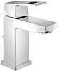 Картинка анонса товара «смеситель для раковины grohe eurocube с донным клапаном и низким изливом, хром (23127000)»