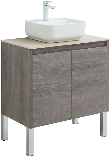 Тумба под раковину Aquanet Nova Lite 75 дуб рошелье (2 дверцы) 00298851 Тумба под раковину Aquanet Nova Lite 75 дуб рошелье (2 дверцы) 00298851