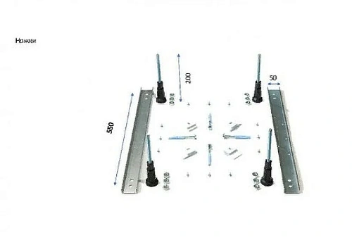 Акриловая ванна BERGES TARI 180x80 с каркасом 050031 Акриловая ванна BERGES TARI 180x80 с каркасом 050031