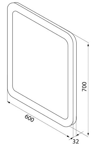 Зеркало IDDIS Edifice 60 (EDI6000i98) Зеркало IDDIS Edifice 60 (EDI6000i98)