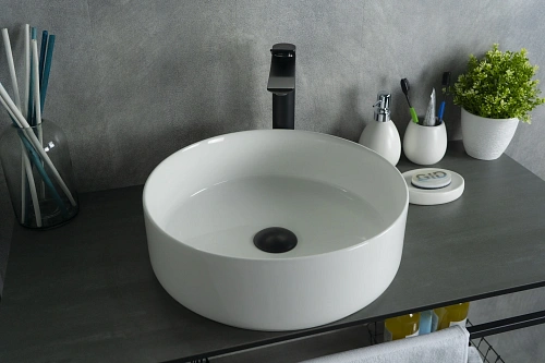 Раковина Gid N9424 51179 накладная белая 40x40x12 Раковина Gid N9424 51179 накладная белая 40x40x12