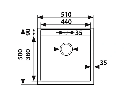 Кухонная мойка Kaiser KMM-5051 BS Black&Silver (цв.110) Кухонная мойка Kaiser KMM-5051 BS Black&Silver (цв.110)