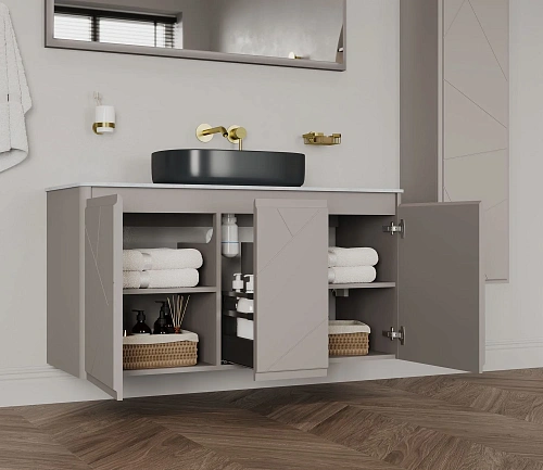 Тумба под раковину Allen Brau Paris 120 1.360004.WM белый матовый Тумба под раковину Allen Brau Paris 120 1.360004.WM белый матовый