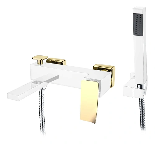 Смеситель для ванны Boheme ChromeGold 143-CRG.2 с душем Смеситель для ванны Boheme ChromeGold 143-CRG.2 с душем