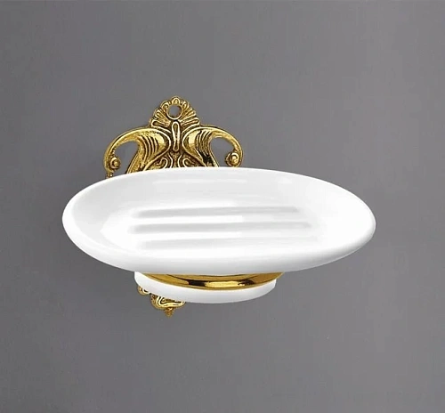 Мыльница ART&MAX IMPEROAM-1233-Br подвесная, керамика, бронза Мыльница ART&MAX IMPEROAM-1233-Br подвесная, керамика, бронза