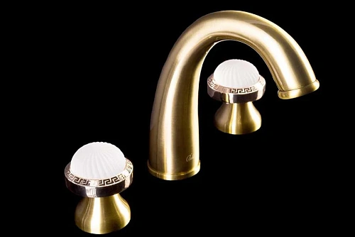 Смеситель для раковины Boheme SATINE бронза 317-ST на 3 отверстия Смеситель для раковины Boheme SATINE бронза 317-ST на 3 отверстия