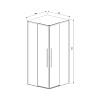 Душевой уголок Vincea Slim-N VSS-4SN8010CLBN 1000x800, брашированный никель, стекло прозрачное Душевой уголок Vincea Slim-N VSS-4SN8010CLBN 1000x800, брашированный никель, стекло прозрачное