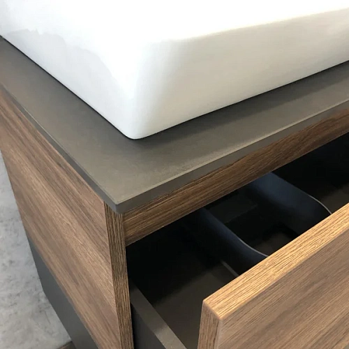 Тумба с раковиной Comforty Штутгарт 60 00004151039 дуб темно-коричневый c раковиной Comforty 9055RA-50 Тумба с раковиной Comforty Штутгарт 60 00004151039 дуб темно-коричневый c раковиной Comforty 9055RA-50