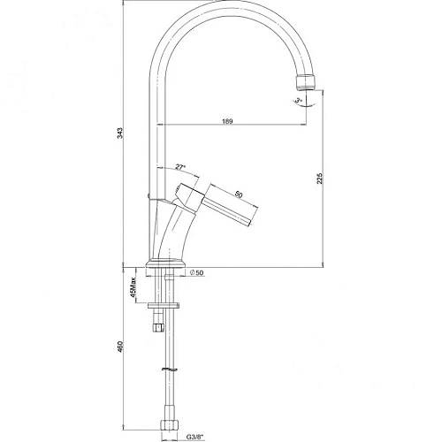Смеситель для душа Paini Verona VRCR511KM Смеситель для душа Paini Verona VRCR511KM