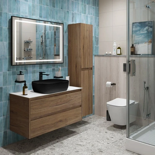 Тумба со столешницей и раковиной BelBagno KRAFT 80 kraft80rt-kepbo-1302h301-set подвесная KRAFT80RT-KEPBO-1302H301-SET Тумба со столешницей и раковиной BelBagno KRAFT 80 kraft80rt-kepbo-1302h301-set подвесная KRAFT80RT-KEPBO-1302H301-SET