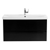 Картинка анонса товара «тумба под раковину belbagno marino-cer-900-2c-so-nl-p nero lucido подвесная 868x438»