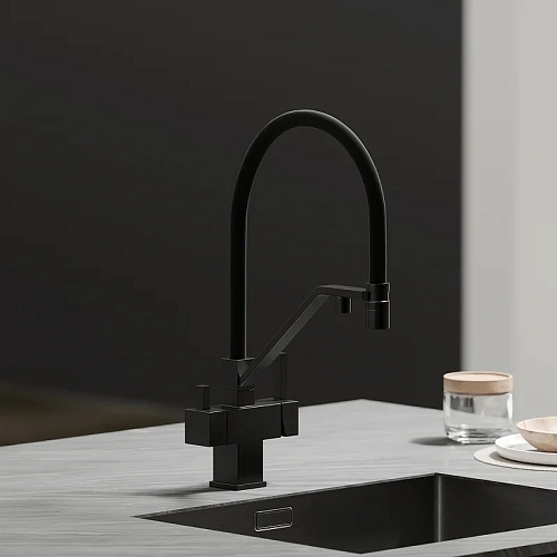 Смеситель для кухни Sancos Loro SC4007MB под фильтр, черный матовый Смеситель для кухни Sancos Loro SC4007MB под фильтр, черный матовый