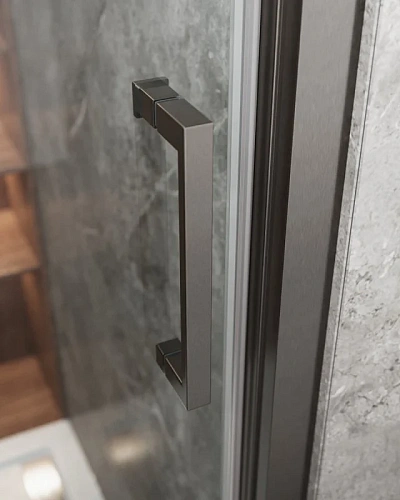 Душевой уголок CEZARES MOLVENO-AF-31-90-C-GM-IV цвет профиля оружейная сталь стекло прозрачное 900x900 мм Душевой уголок CEZARES MOLVENO-AF-31-90-C-GM-IV цвет профиля оружейная сталь стекло прозрачное 900x900 мм