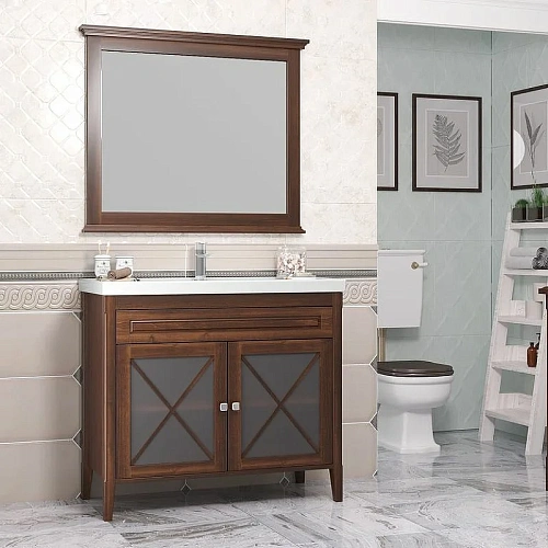 Тумба под раковину Opadiris Палермо 100, светлый орех (под раковину CeraStyle FRAME 100) 00-00006723 Тумба под раковину Opadiris Палермо 100, светлый орех (под раковину CeraStyle FRAME 100) 00-00006723