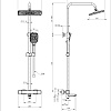 Душевая система Wonzon & Woghand с термостатом, белый матовый (WW-B3016-T1-MW) Душевая система Wonzon & Woghand с термостатом, белый матовый (WW-B3016-T1-MW)