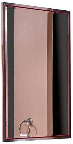 Зеркало Boheme MONACO с подсветкой 70x110 см глянец бордо + хром 566-RCR Зеркало Boheme MONACO с подсветкой 70x110 см глянец бордо + хром 566-RCR