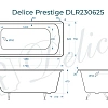 Ванна чугунная Delice Prestige 170х75 DLR230625 Ванна чугунная Delice Prestige 170х75 DLR230625