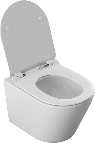 Унитаз подвесной Aquanet Atago W Short Tornado с крышкой микролифт белый Унитаз подвесной Aquanet Atago W Short Tornado с крышкой микролифт белый