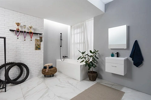 Комплект мебели Aquanet Нота NEW 50 белый 00231069 Комплект мебели Aquanet Нота NEW 50 белый 00231069