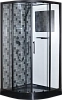 Картинка анонса товара «душевая кабина esbano elegancia (eskbb100cr) полукруглая с крышей esb-100cr 100x100x210см»
