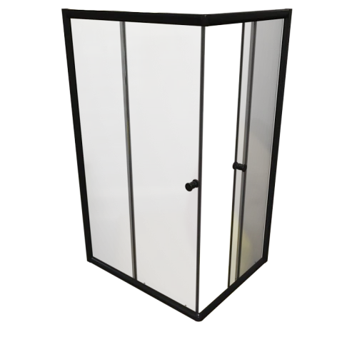 Душевой уголок Radomir Дрим 90х100 1-09-6-0-0-1210 прямоугольный стекла прозрачные, профиль черный Душевой уголок Radomir Дрим 90х100 1-09-6-0-0-1210 прямоугольный стекла прозрачные, профиль черный