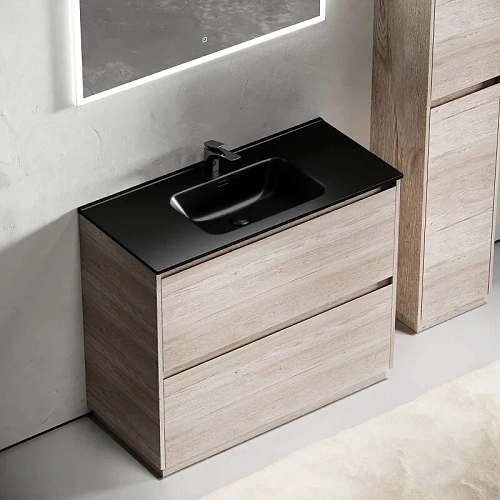 Тумба под раковину Sancos Libra Floor LB100FEG напольная, 990х450х840 дуб галифакс натуральный Тумба под раковину Sancos Libra Floor LB100FEG напольная, 990х450х840 дуб галифакс натуральный