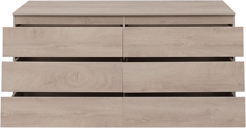 Комод Aquanet Сканди 1600x480 Дуб эдгрейн (6 ящиков) 00302547 Комод Aquanet Сканди 1600x480 Дуб эдгрейн (6 ящиков) 00302547