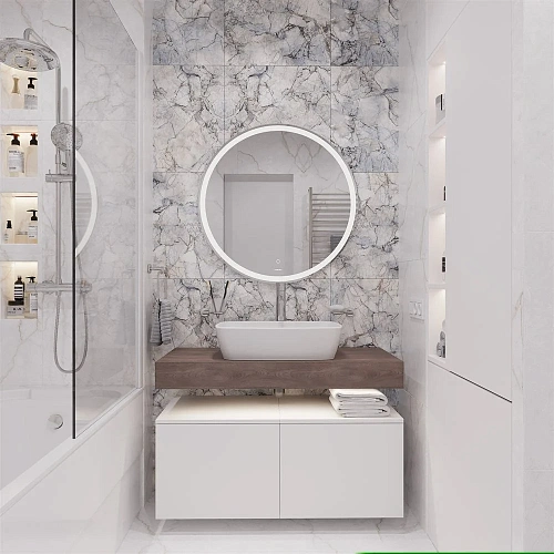 Комплект мебели STWORKI Ольборг 100 столешница дуб карпентер, без отверстий, 2 тумбы 50, с раковиной 536463 Комплект мебели STWORKI Ольборг 100 столешница дуб карпентер, без отверстий, 2 тумбы 50, с раковиной 536463