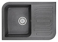 Кухонная мойка Granula 7001, ГРАФИТ (ЧЁРНО-СЕРЫЙ), кварц 695х495 Кухонная мойка Granula 7001, ГРАФИТ (ЧЁРНО-СЕРЫЙ), кварц 695х495