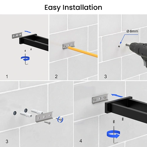 Полотенцедержатель Timo Selene 14052/03 черный Полотенцедержатель Timo Selene 14052/03 черный