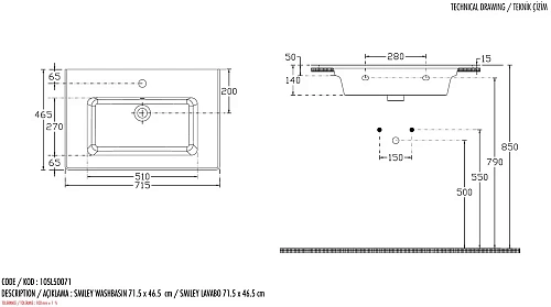 Раковина Allen Brau Fantasy 72 4.11011.20 Раковина Allen Brau Fantasy 72 4.11011.20