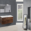 Тумба под раковину Vincea Mia 900 подвесная, 2 выкатных ящика soft close, R.Wood VMC-2MA900RW Тумба под раковину Vincea Mia 900 подвесная, 2 выкатных ящика soft close, R.Wood VMC-2MA900RW