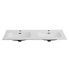 Раковина CEZARES CZR-8073-120-2 с двумя чашами белый 1210x460 керамика Раковина CEZARES CZR-8073-120-2 с двумя чашами белый 1210x460 керамика